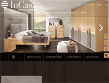 Tablet Screenshot of incasa-moebel.de